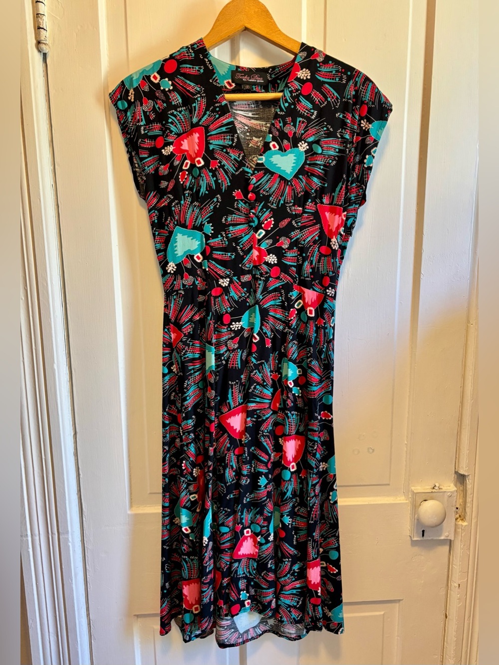 Trashy Diva Sadie Bustle Dress Sacred Hearts Size 6 Small